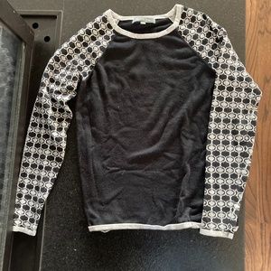 Title Nine Sweater, Size S, (Black, White, Grey)